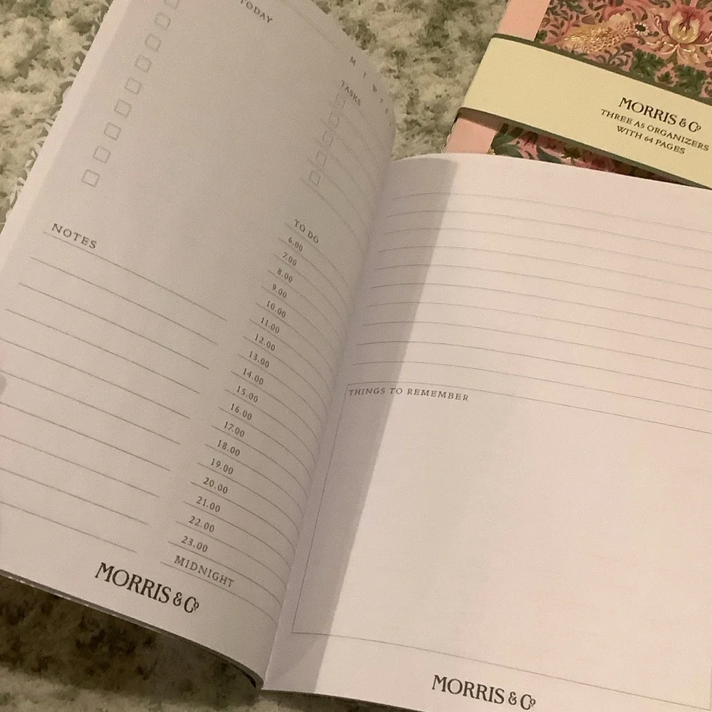 Morris & Co. Three Journal Schedule Organizer NoteBook Set of 3 NWT 8.25x6” - Picture 14 of 16